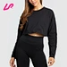 Upgrade your casual style with our black long sleeve crop top. Shop now for a range of sizes and colors to elevate your wardrobe with our black long sleeve crop top.