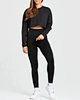 crop long sleeve t shirts